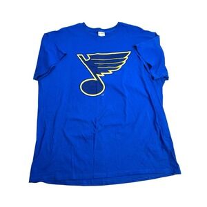 St. Louis Blues NHL Men's‎ Blue Short Sleeve "74 OSHIE" T-shirt Size XL